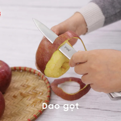 Bộ 3 dao thép cán thép không gỉ iMat