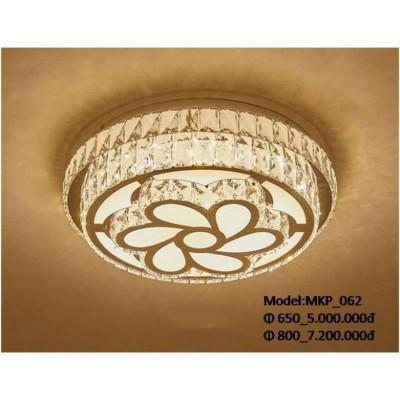MKPL 057-063, Đèn mâm áp trần phale chuẩn K9 tô điểm phòng khách, đèn tô điểm trần hiện đại DT
