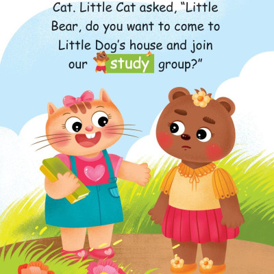 Sách Truyện Tranh Song Ngữ Việt Anh Cho Bé - Chưa Học Bài Xong Đừng Đi Chơi Nhé