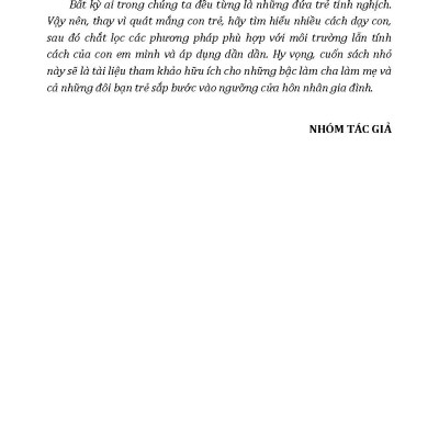 101 Điều Cần Biết Để Nuôi Dạy Con Nên Người 