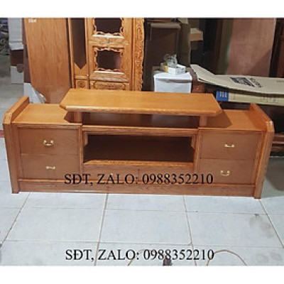 Kệ tivi kiểu mâm gỗ Sồi Nga từ 1m6-2m2 năm 2021