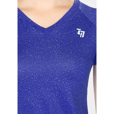 Áo Thể Thao Nữ W Basic V Neck Blue