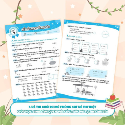 Sách - Bộ Đề Ôn Luyện Và Kiểm Tra Toán Lớp 3 - Tập 1 - Megabook