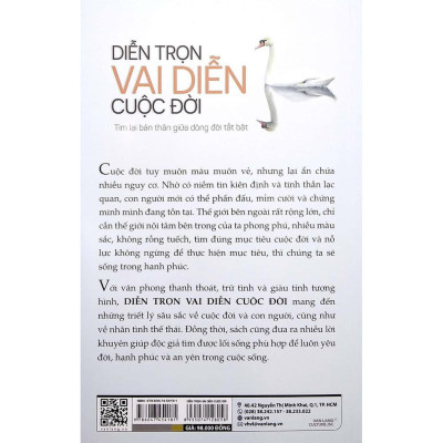 Sách - Diễn Trọn Vai Diễn Cuộc Đời - Tìm Lại Bản Thân Giữa Dòng Đời Tất Bật - Diên Tham - VanLangBooks