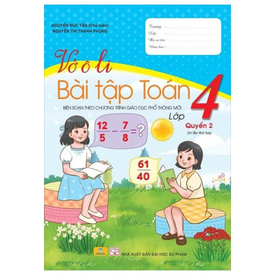 Sách - Vở Ô Li Bài Tập Toán 4 - Quyển 2