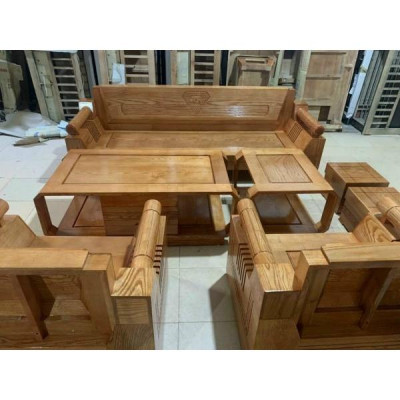 Bàn ghế phòng khách – mẫu đối kim cương ,SOFA ĐỐI SỒI NGA,BỘ BÀN GHẾ GỖ