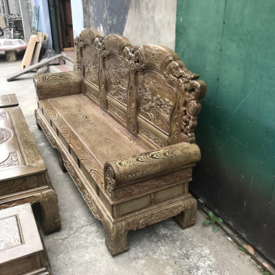 Bộ bàn ghế Khổng Minh Gia Cát Lượng gỗ Mun Đuôi Công