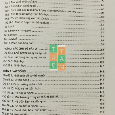 Sách - Bài tập phát triển năng lực Khoa học tự nhiên 8