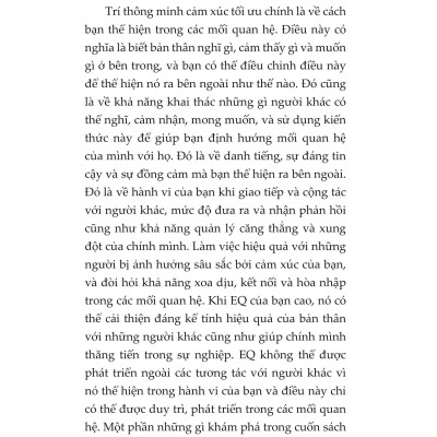 EQ - Ứng Dụng Trí Tuệ Cảm Xúc Trong Công Việc