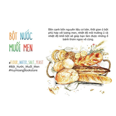 Sách - Bột Nước Muối Men - Nền Tảng Của Bánh Mỳ Và Pizza Thủ Công - Huy Hoàng Bookstore