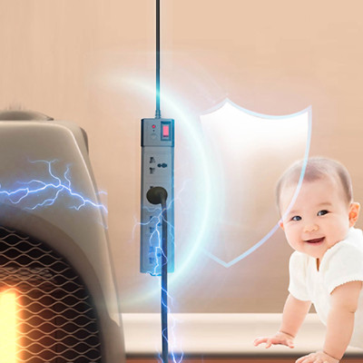 Ổ cắm Rạng Đông OC04 4C/3M/10A đa năng chống giật, công suất 2500W dây dài 3 mét - Hàng chính hãng