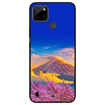 Ốp lưng dành cho Realme C21Y - Realme C25Y mẫu Núi Mây Và Hoa