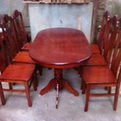 Bộ Bàn Ghế Ăn Kiểu Vòm Gỗ Trẹo