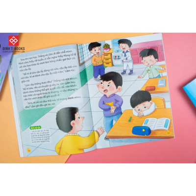 Sách - Kỹ Năng Phòng Tránh Bắt Nạt Và Bạo Lực Học Đường - Cho Trẻ 4 - 12 Tuổi - Combo 10 Cuốn - Đinh Tị Books