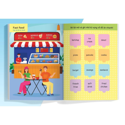 Sách Tương Tác - Lật Mở Từ Vựng Tiếng Anh Đầu Tiên Cho Bé - Chọn Lẻ 3 Chủ Đề - Megabook