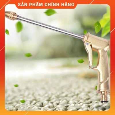 Bộ dây vòi xịt nước ️ , tăng áp 3 lần, loại 7m, 10m 206701-3 đầu đồng,cút,nối vàng