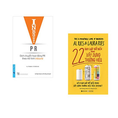 Combo 2 cuốn sách: Inbound PR - Dịch Chuyển Hoạt Động Theo Mô Hình Inbound + 22 Quy Luật Bất Biến Trong Xây Dựng Thương Hiệu