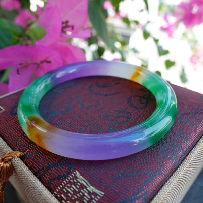 Vòng tay Nữ đá thạch anh 3 màu - T08