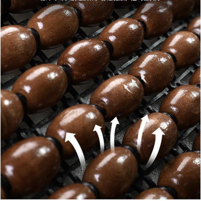 Lót Ghế Ô Tô - Bọc Ghế Ô Tô - Lót Ghế Hạt Gỗ Cao Cấp Chống Nóng, Massage Lưng