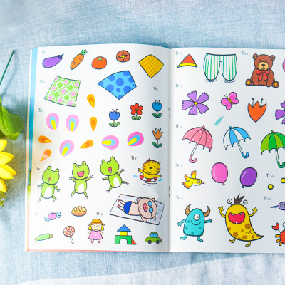 Sách-300 miếng bóc dán thông minh (6 cuốn) - Đinh Tị Books