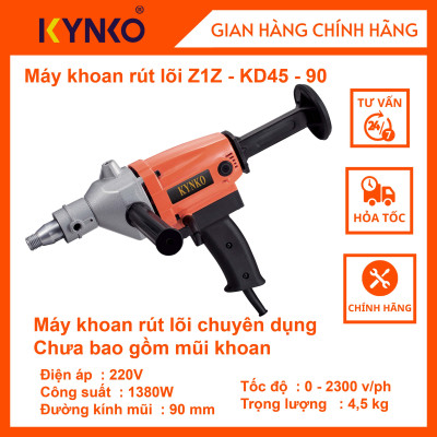 Máy khoan rút lõi cầm tay chính hãng Kynko Z1Z- KD45 -90 # 6451