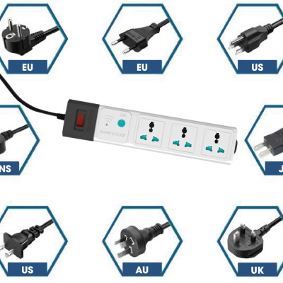 Ổ cắm kéo dài thông minh Wifi chính hãng Rạng Đông Model: OC02.WF 3C/3M/5M10A