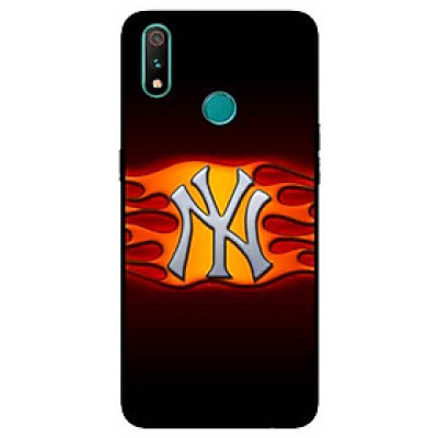 Ốp Lưng in cho Realme 3 Mẫu NY nền vàng - Hàng Chính Hãng