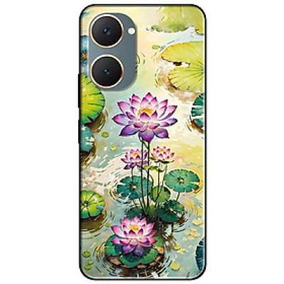 Ốp lưng cho Vivo Y03 - Y03T - Y18 - Y18S - Y18T - Y27 5G - Y28 4G - Y36 - Sen Tím Đẹp - Hàng Chính Hãng