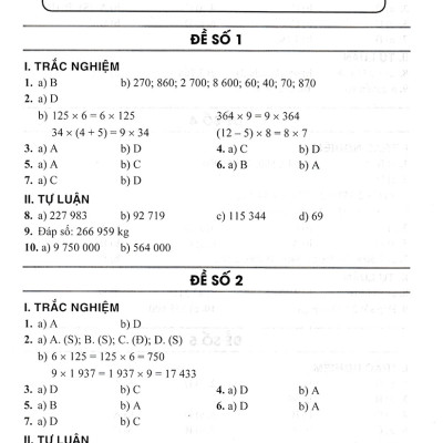 Bộ Đề Kiểm Tra Môn Toán Lớp 4 Tập 2 (Dùng Kèm SGK Kết Nối Tri Thức Với Cuộc Sống)_HA