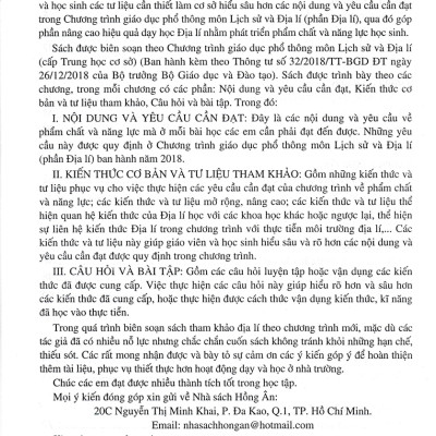 Sách tham khảo- Tư Liệu Dạy - Học Địa Lí 7 (Theo Chương Trình GDPT Mới)_HA