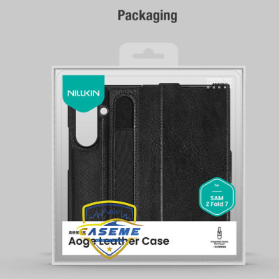 Bao Da Nillkin Aoge Leather Case Chính Hãng Cho Samsung Galaxy Z Fold7 – Sang Trọng, Siêu Bền, Bảo Vệ Toàn Diện - Hàng Chính Hãng