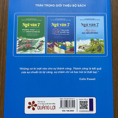 Ngữ văn 7 - Đề ôn luyện và kiểm tra (Dùng ngữ liệu ngoài SGK)