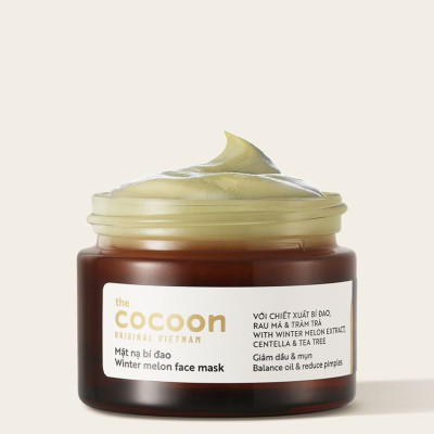 Combo Gel bí đao rửa mặt cocoon 140ml + Mặt nạ bí đao cocoon 30ml