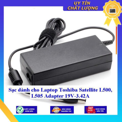 Sạc dùng cho Laptop Toshiba Satellite L500 L505 Adapter 19V-3.42A - Hàng Nhập Khẩu New Seal
