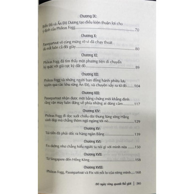 Sách - 80 Ngày Vòng Quanh Thế Giới - Bìa Cứng - Jules Verne - Minh Thắng