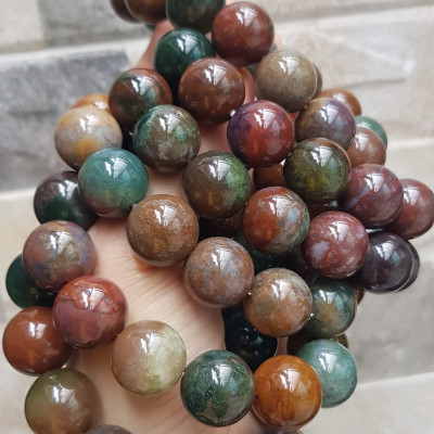 Vòng Tay Nam đá Casidon tự nhiên Màu mới 16mm 13 hạt đúng Cung Sanh bóng rất đẹp đa sắc màu đẹp lạ mới sang rẻ đẹp Hợp Nam tất cả các mệnh đeo mệnh Thổ, mệnh Kim, mệnh Thủy và mệnh Mộc đeo tốt may mắn đẹp sang tay ạ