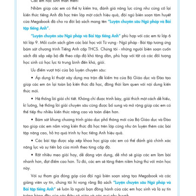 Global Success - Luyện Chuyên Sâu Ngữ Pháp Và Bài Tập Tiếng Anh 7 - Tập 1 (Theo Chương Trình Giáo Dục Phổ Thông Mới) (MEGA)
