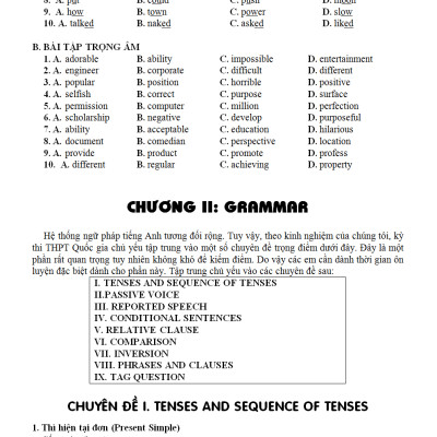 Luyện Đề Chuẩn Bị Kì Thi THPT Quốc Gia 2018 Tiếng Anh - KV