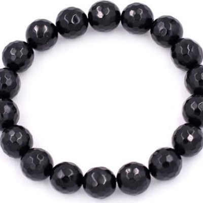 Chuỗi đeo tay Thạch Anh Đen Cắt Giác 10 ly - hợp mệnh Mộc, mệnh Thủy