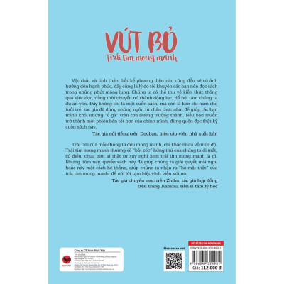 Cuốn  Sách - Vứt bỏ trái tim mong manh