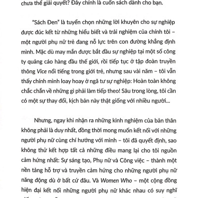 Sách Đen - Bộ Công Cụ Của Phụ Nữ Thành Đạt