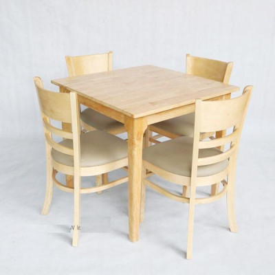 Bàn Ăn Bàn Cafe Vuông Gỗ Tự Nhiên ( Chỉ Có Bàn )