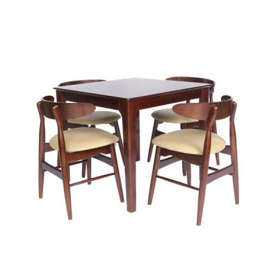 Bàn Ăn Bàn Cafe Vuông Gỗ Tự Nhiên ( Chỉ Có Bàn )