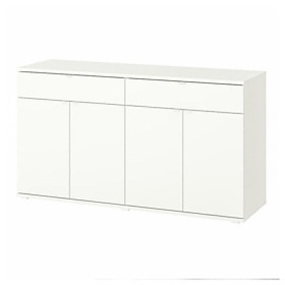 SOSIA, Kệ tủ 2 gian tích hợp, Phong cách Bắc Âu, 140x37x75cm