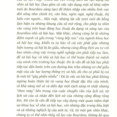 Sách PACE Books - Những Vấn Đề Của Xã Hội Học (Questions de sociologie) 