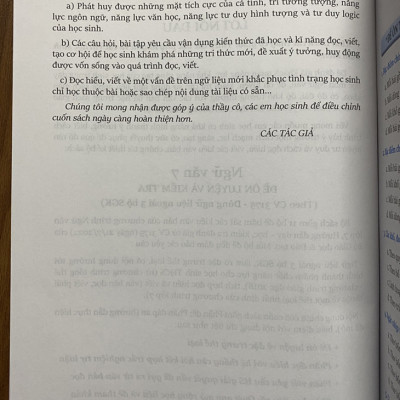 Ngữ văn 7 - Đề ôn luyện và kiểm tra (Dùng ngữ liệu ngoài SGK)