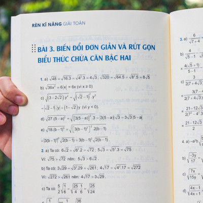 Sách: Rèn Kĩ Năng Giải Toán Lớp 9 - Tập 1 (Theo Chương Trình Giáo Dục Phổ Thông Mới)