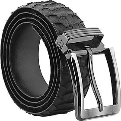 Thắt Lưng Nam Da Trăn VIP Đầu Kim Huy Hoàng HT4328 - Nâu