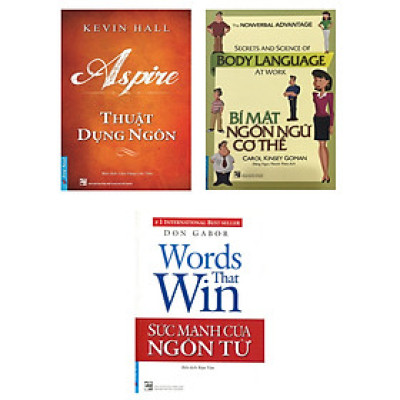 Combo Sức Mạnh Của Ngôn Từ + Thuật Dụng Ngôn + Bí Mật Ngôn Ngữ Cơ Thể (Bộ 3 Cuốn) _FN