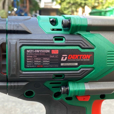 MÁY VẶN BULONG PIN 21V DEKTON M21-IW1500N - HÀNG CHÍNH HÃNG